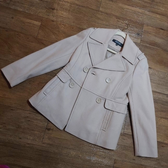 Kenneth Cole, Pea Coat, size 8, camel color - Picture 9 of 14